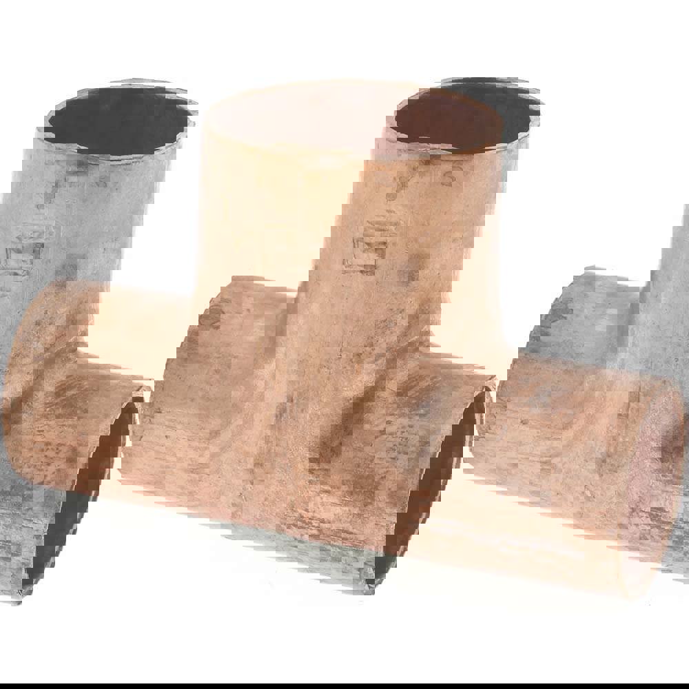 Wrot Copper Pipe Tee: 1/2